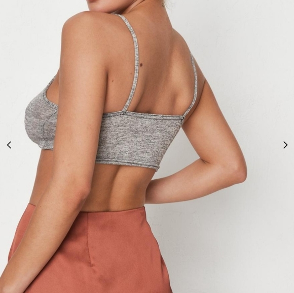 MISSGUIDED stone knot front knit cami bralette - Picture 4 of 4